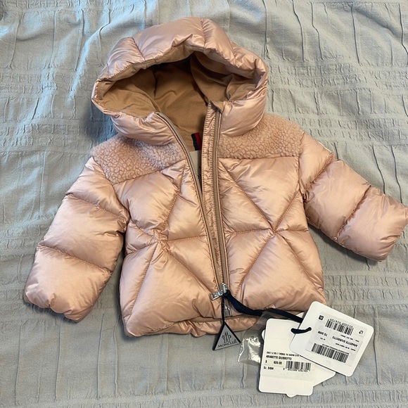 Moncler Other - Pink Baby girl Moncler Jacket 3-6M